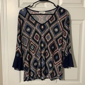 Geometric blouse